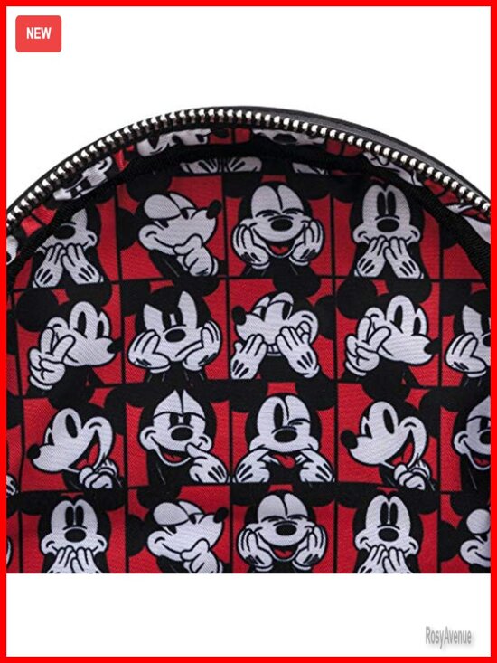 Loungefly Disney Mickey Mouse Quilted Cosplay Mini Backpack Faux Leather Vegan main image 6